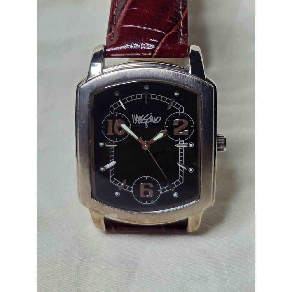 Mossimo Tonneau Quartz Dress Watch - Black Art Deco Dial - Ref.MM90215